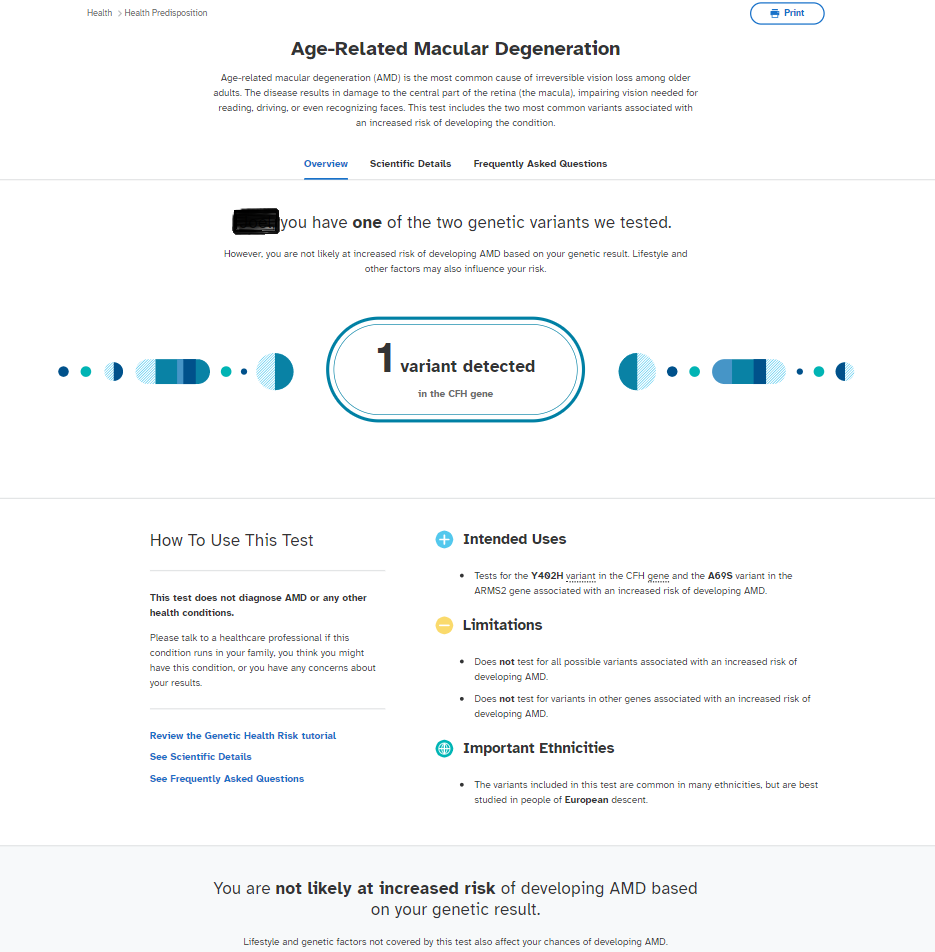 23andMe Health-only Service - DNA Test with Personal Genetic Reports -  Health Predispositions, Carrier Status & Wellness Reports - FSA & HSA  Eligible